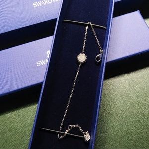 Swarovski "BOLT" Crystal Sliver Chain Bracelet NIB